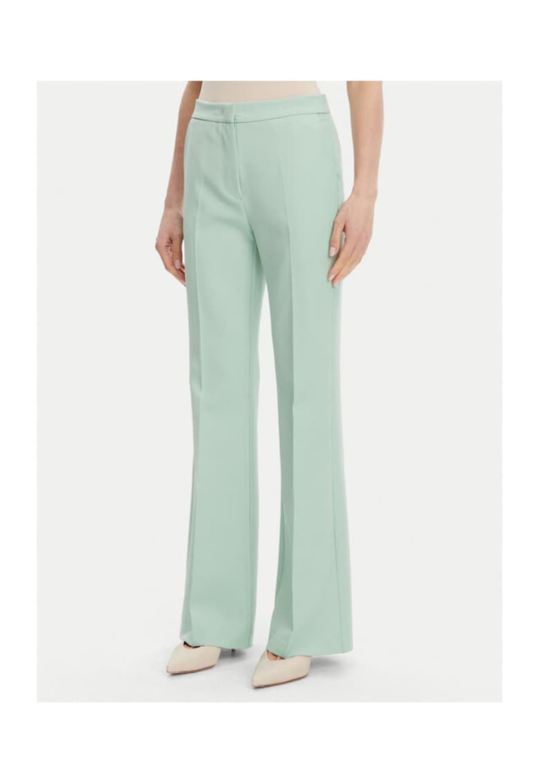 Pantaloni din material textil dama 25EB587/43SP - Sintetic - Verde - Verde