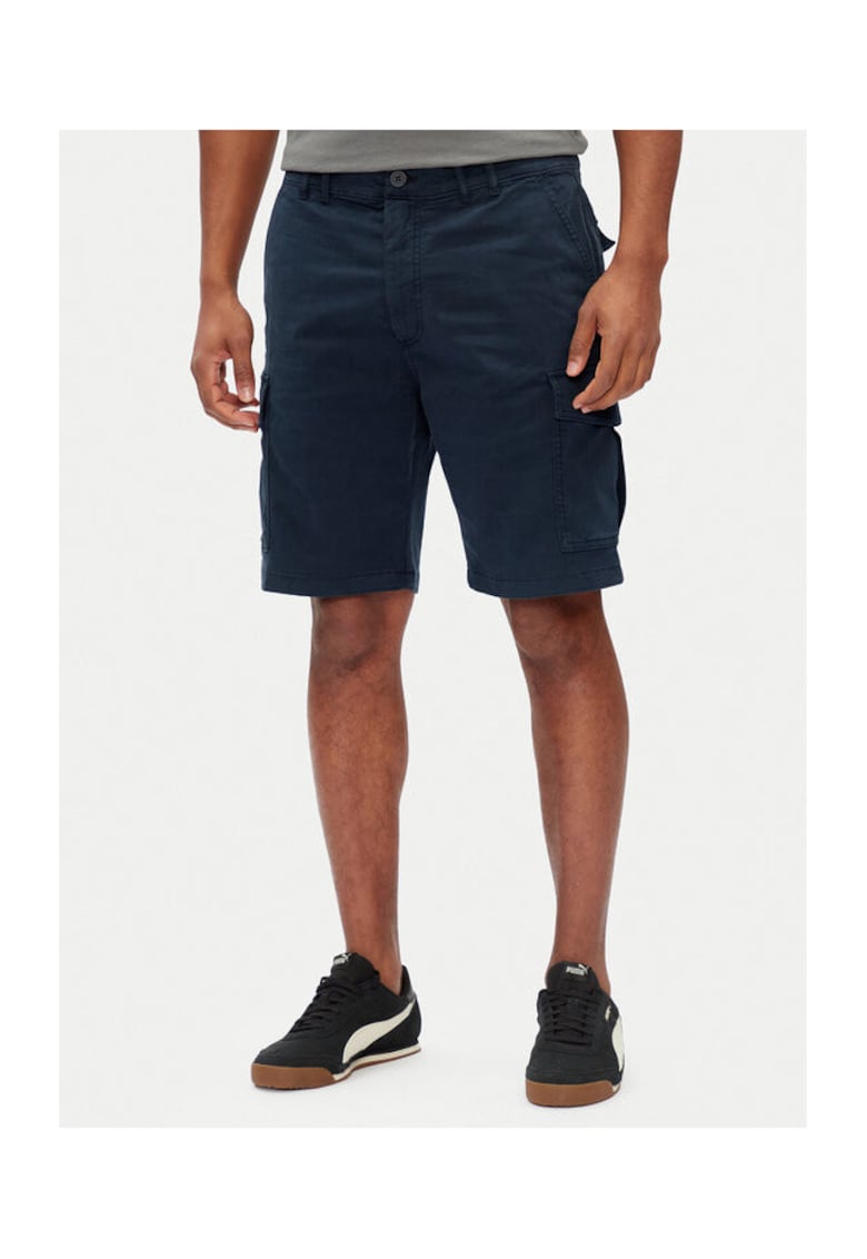 Pantaloni scurti barbati PM801179 - Bumbac - Bleumarin - Bleumarin