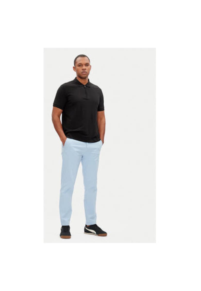 Pantaloni chino barbati PM211873 - Bumbac - Albastru deschis