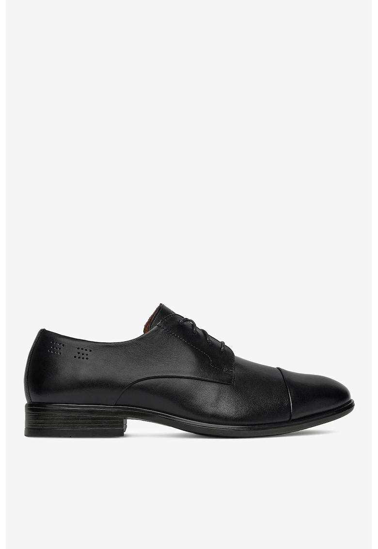 Pantofi barbati 5903698015514 - Piele naturala - Negru - Negru
