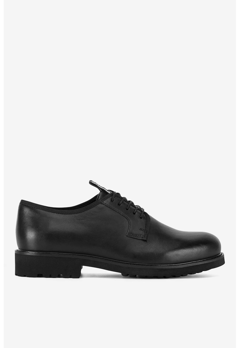 Pantofi barbati 5905588927518 - Piele naturala - Negru - Negru