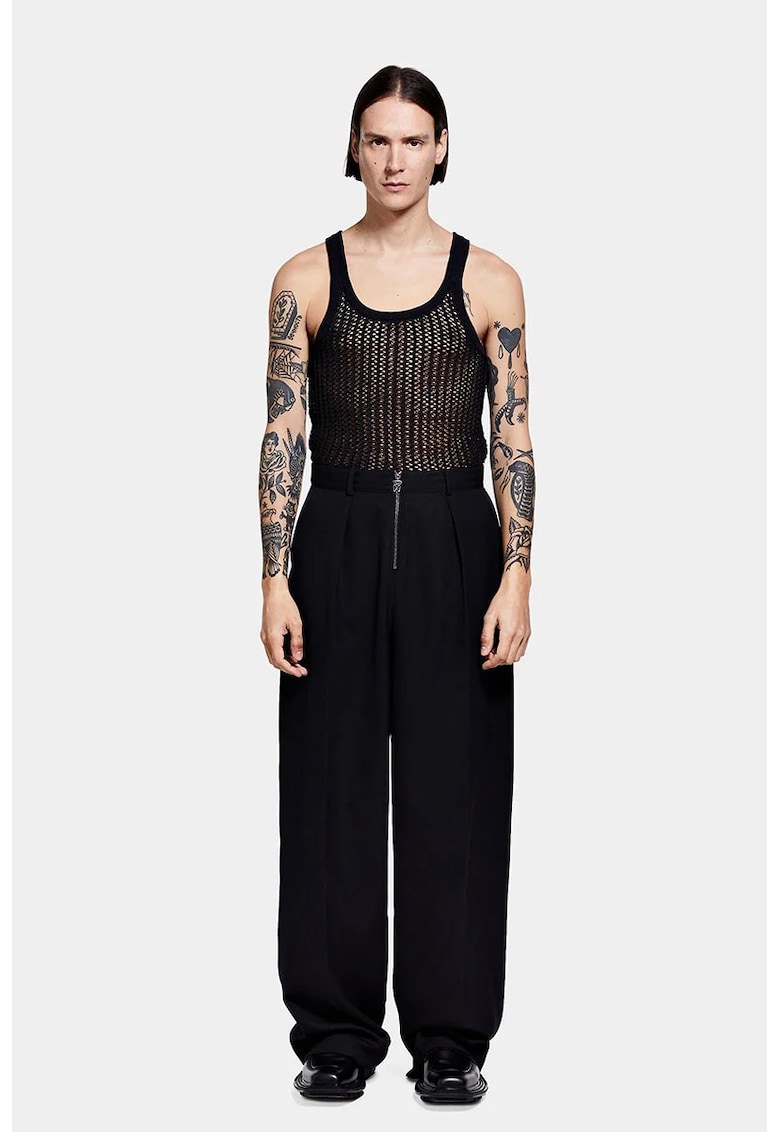 Maiou din bumbac inspirat din costumele de baie ale anilor '31