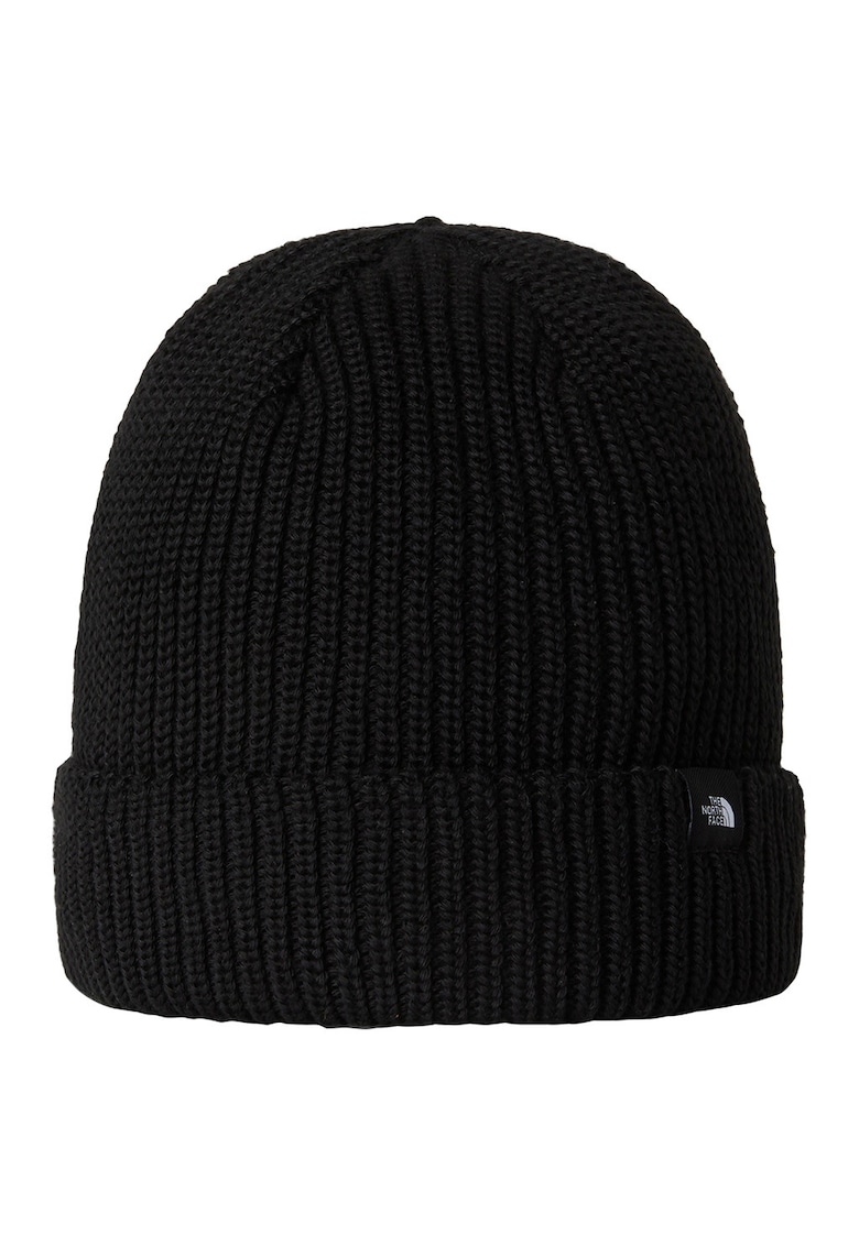 Caciula unisex tricotata cu logo discret