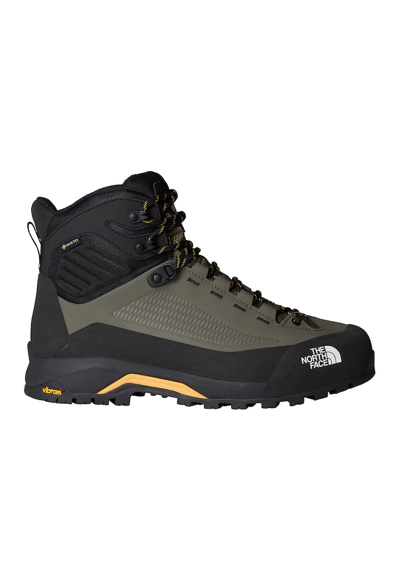 Ghete impermeabile din piele pentru drumeții verto alpine – negru/maro taupe – The North Face Ghete impermeabile din piele pentru drumeții verto alpine – negru/maro taupe – The North Face