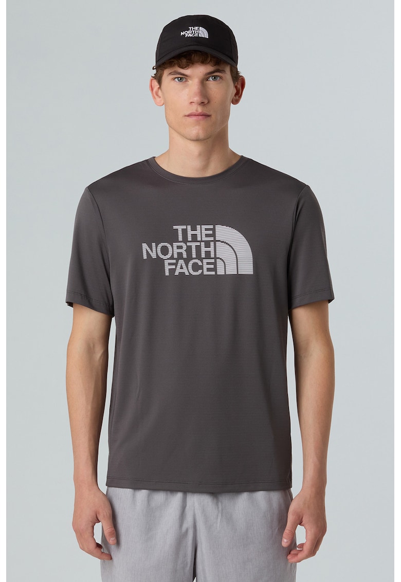 Tricou regular fit cu decolteu la baza gatului pentru fitness