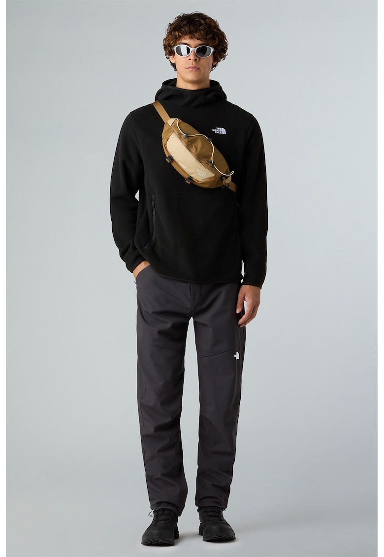 Hanorac din material fleece cu buzunar kangaroo pentru trekking Glacier