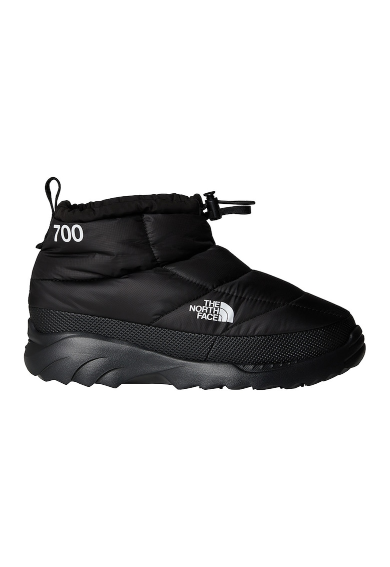 Ghete Nuptse Traction - Negru/Alb optic