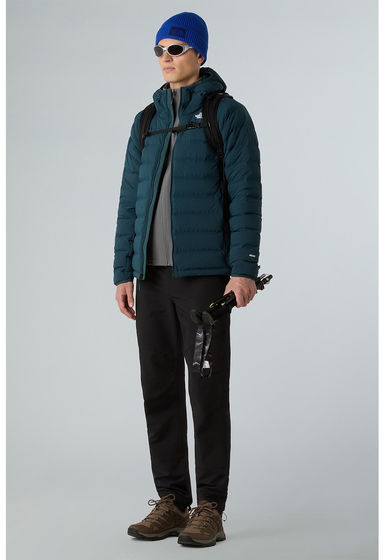 Jacheta elastica cu umplutura de puf si gluga pentru drumetii Abseil