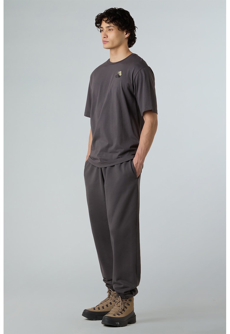 Tricou lejer din bumbac Flower Dome