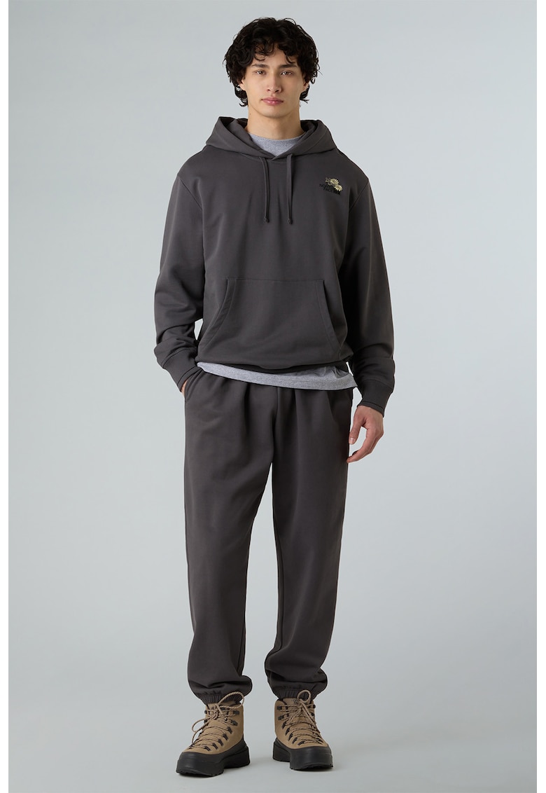 Hanorac relaxed fit din bumbac unisex Flower Dome