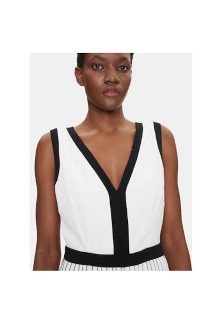 Salopeta dama  251-PLISMA - Poliester - Alb