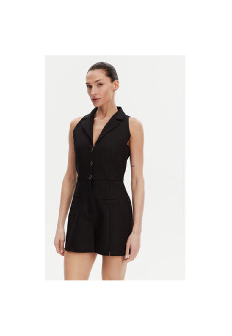 Salopeta dama 241-SHIWI.F - Bumbac/Poliester - Negru - Negru