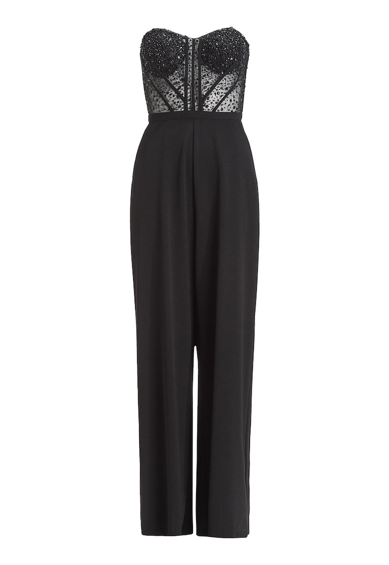 Salopeta dama 3AI010HK - Poliester/Elastan - Negru - Negru