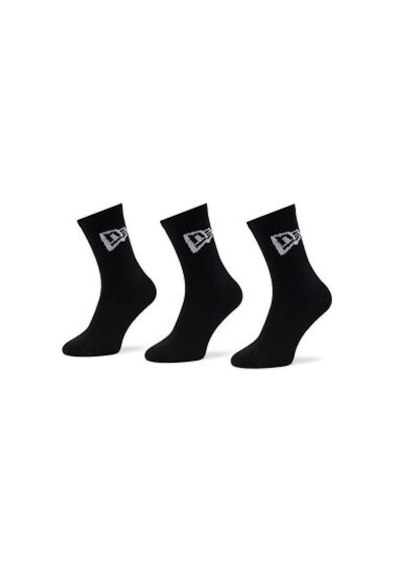 Set de 3 perechi de sosete inalte unisex unisex  13113643 - Textil - 35-38 EU - Negru