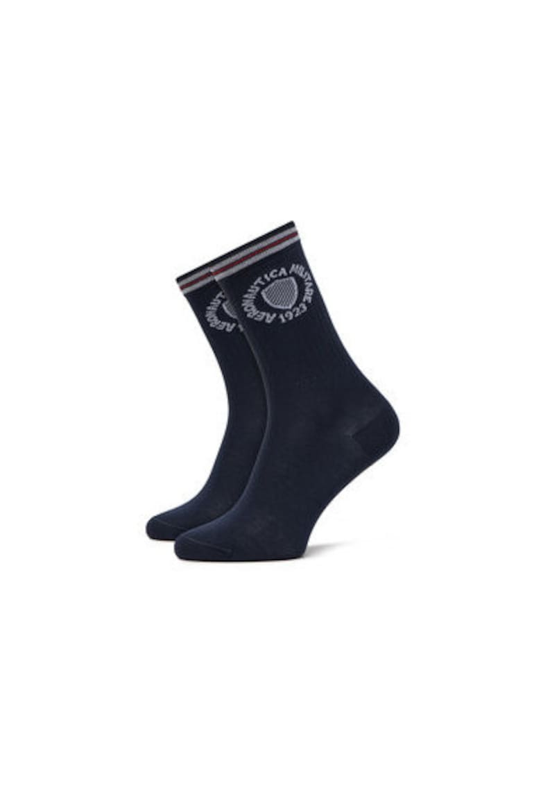 Set de 2 perechi de sosete inalte unisex unisex 251CZ015DL561 - Textil - Bleumarin Set de 2 perechi de sosete inalte unisex unisex 251CZ015DL561 - Textil - Bleumarin