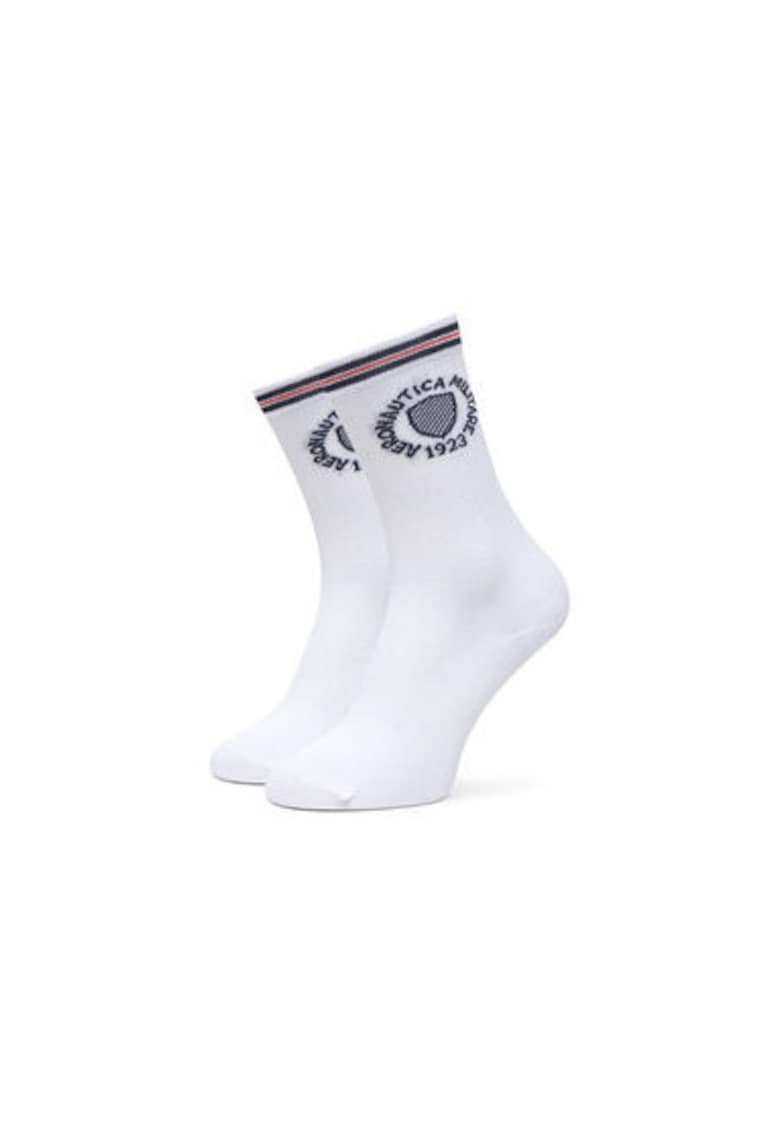 Sosete inalte unisex unisex 251CZ015DL561 - Textil - Alb