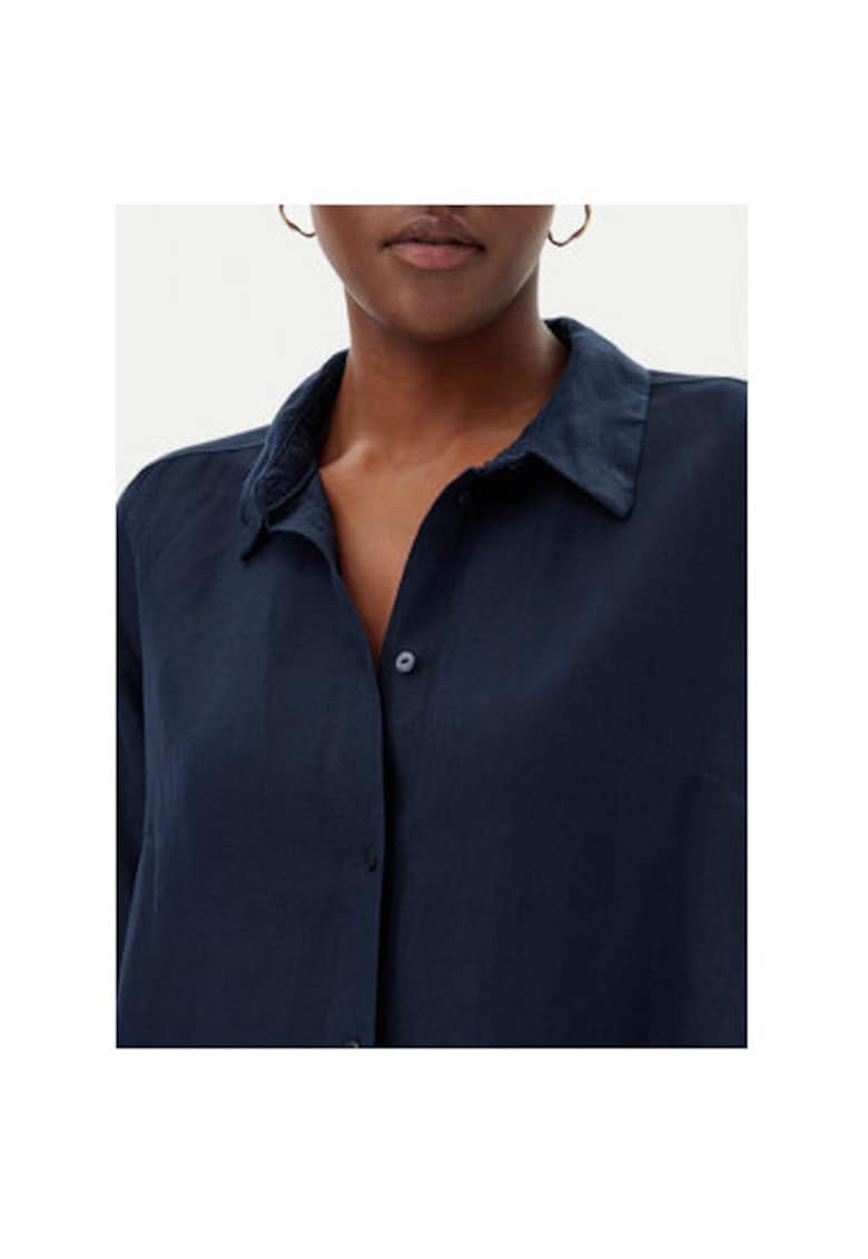 Camasa stil rochie dama 1045771 - In/Viscoza - Bleumarin