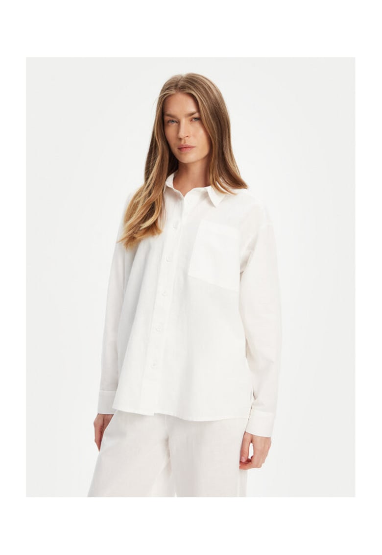 Camasa dama 1016575 - Bumbac/In - Alb - Alb