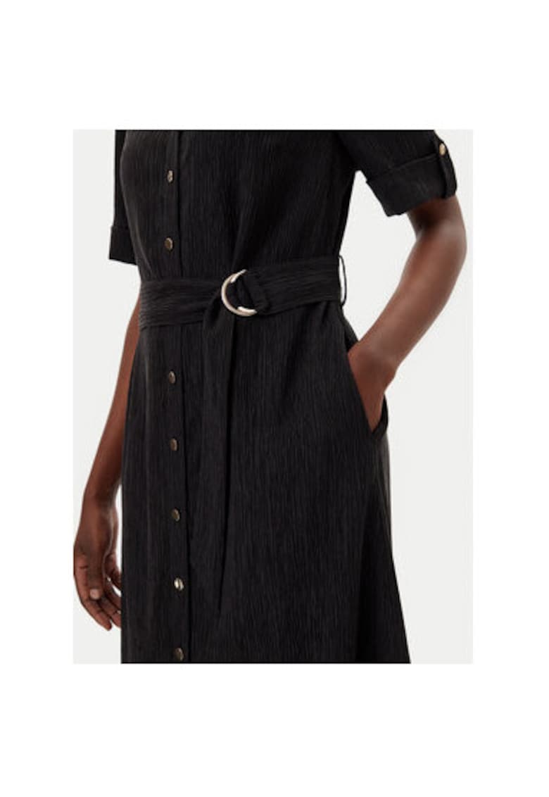 Camasa stil rochie dama 13002000 - Viscoza/Poliester - Negru