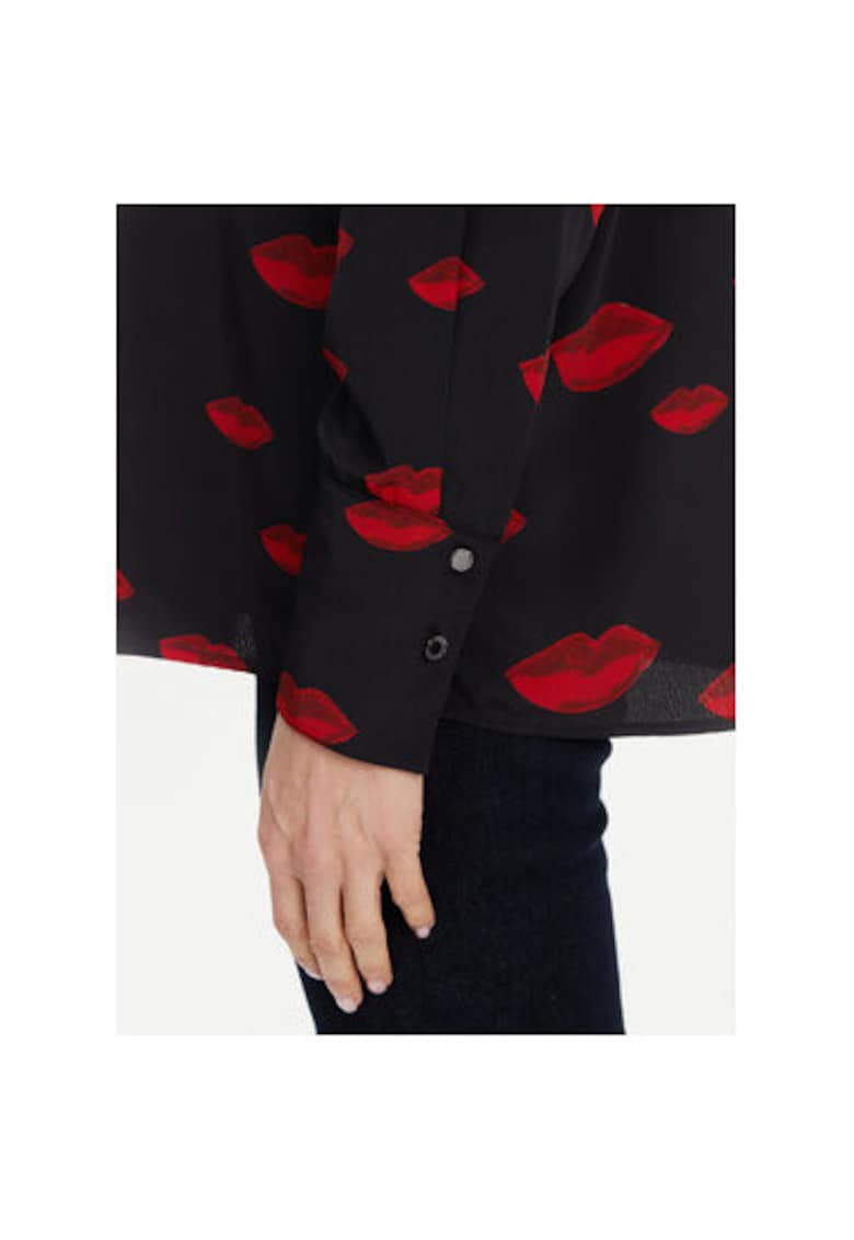 Camasa dama 251-CKISS.F - Poliester - Negru