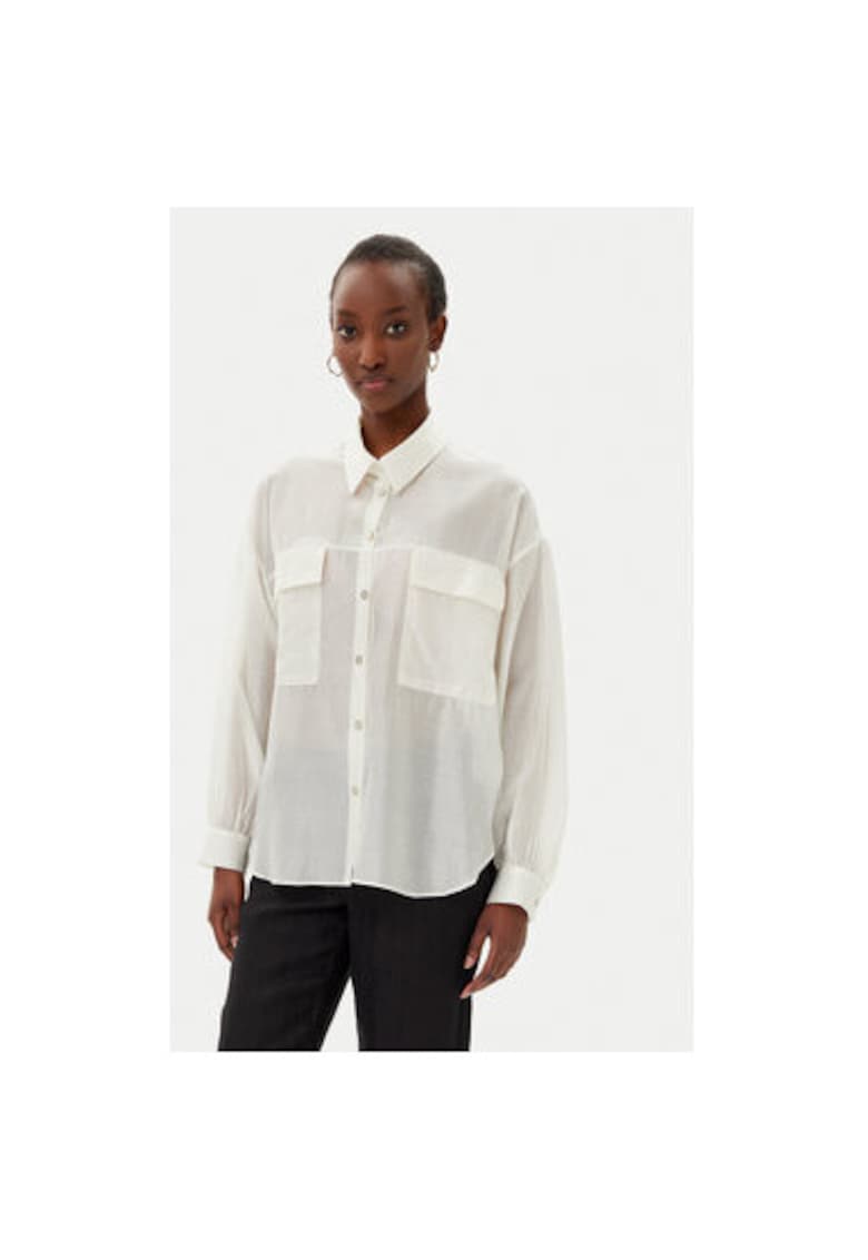 Camasa dama Lyocell/Poliester - Ecru