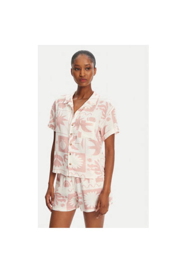 Camasa dama TAYLOR FLOREAL - Viscoza/In - Roz - Roz