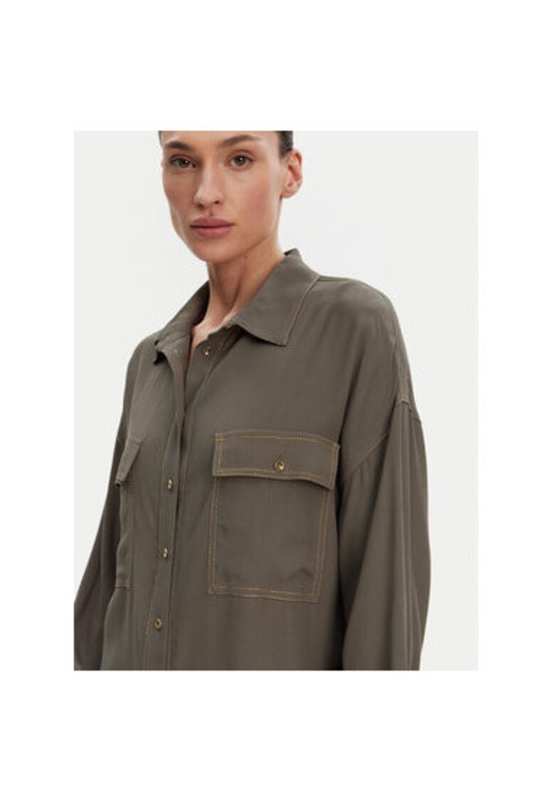 Camasa dama 53-7006 - Viscoza/Rayon - Verde