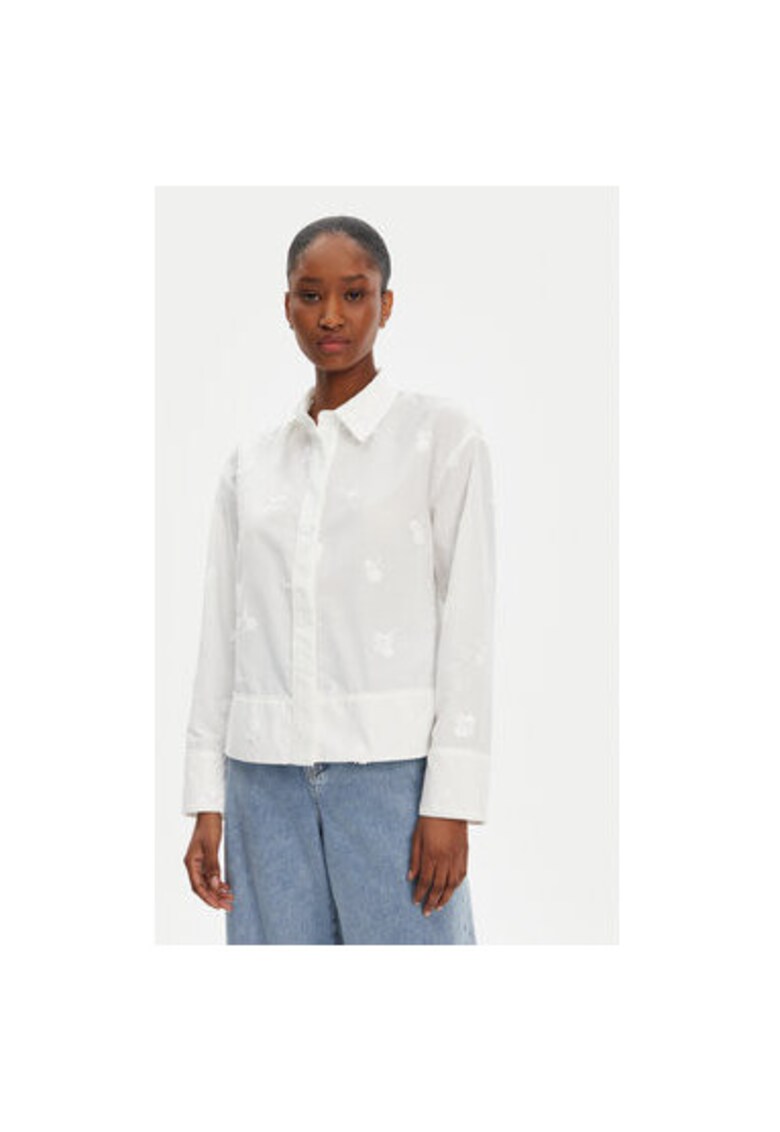 Camasa dama 252103225229 - Bumbac/Poliester - 38 EU - Ecru