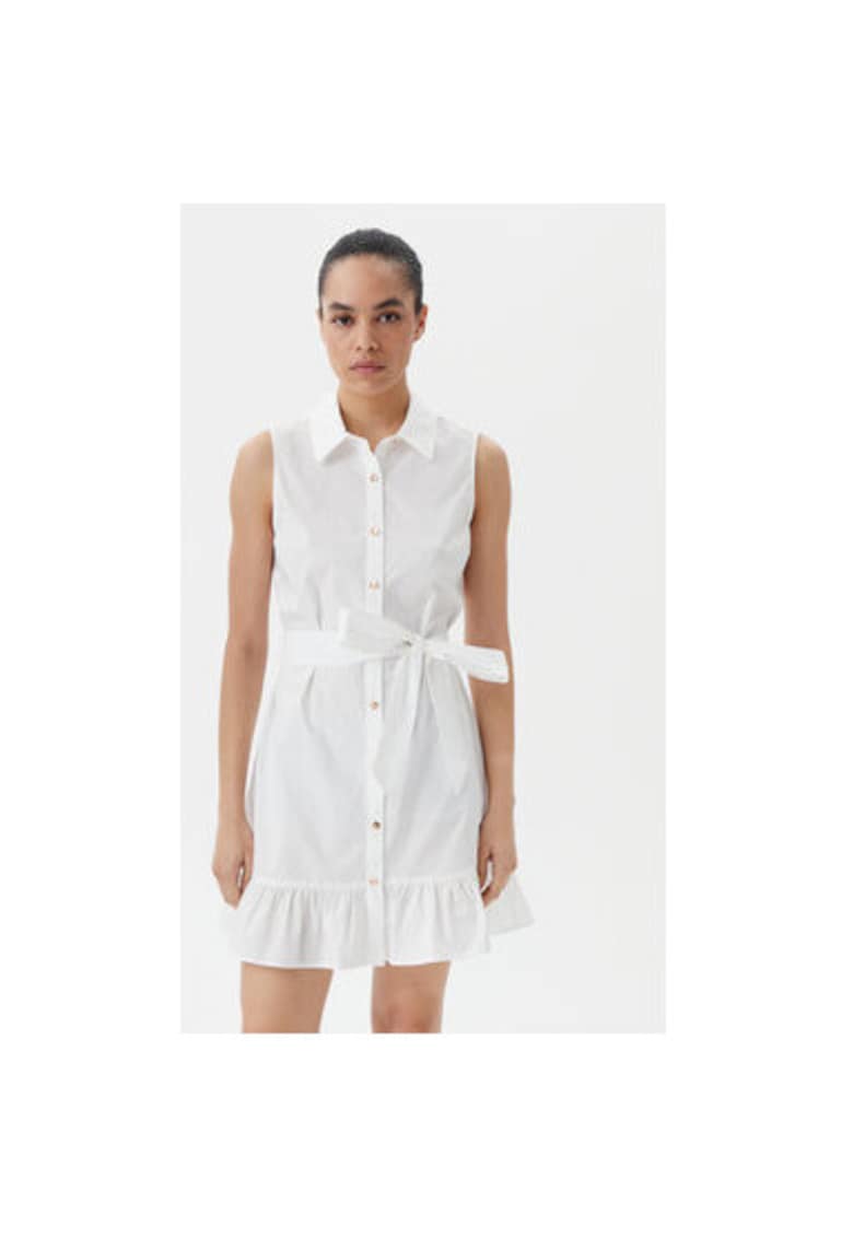 Camasa stil rochie dama  511BD15020 - Bumbac - Alb