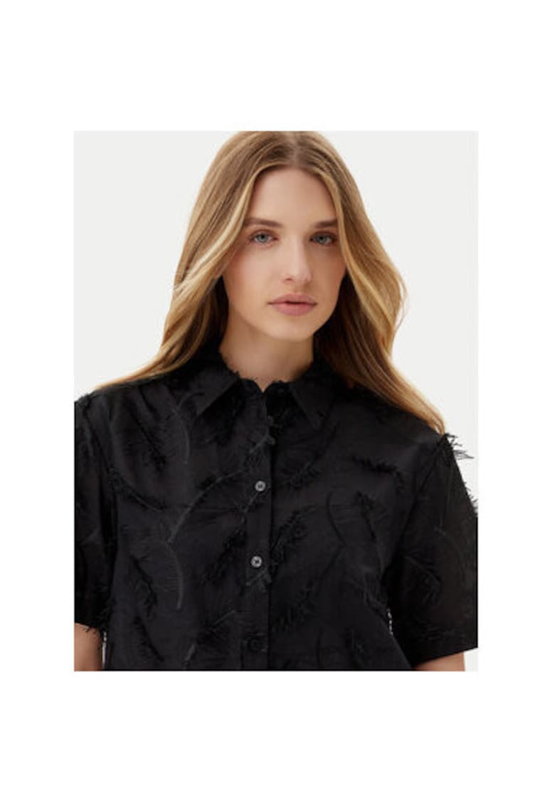 Camasa dama GPP25332CA - Bumbac - Negru - Negru
