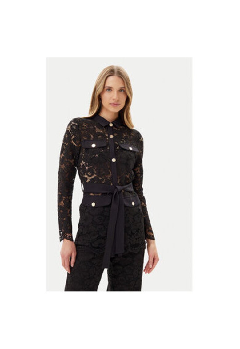 Camasa dama ACGI000737 - Bumbac/Poliamida - Negru - Negru