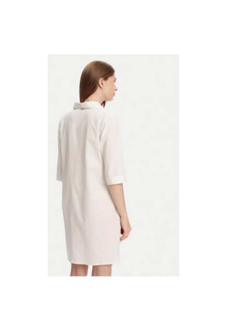 Camasa stil rochie dama BM033 - Bumbac - Ecru Camasa stil rochie dama BM033 - Bumbac - Ecru