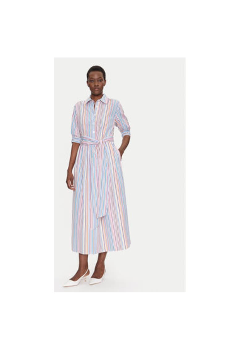 Luisa Spagnoli Camasa stil rochie dama 542094 PIASTRELLA - Bumbac - Multicolor - Multicolor