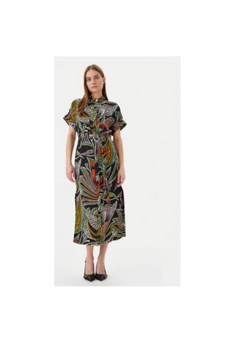 Camasa stil rochie dama  LS2516059 - Poliester/Poliester reciclat - Multicolor