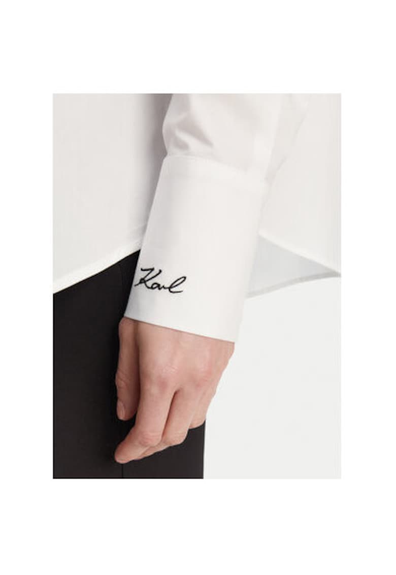 Camasa dama A2W11011 - Bumbac organic - Alb - Alb