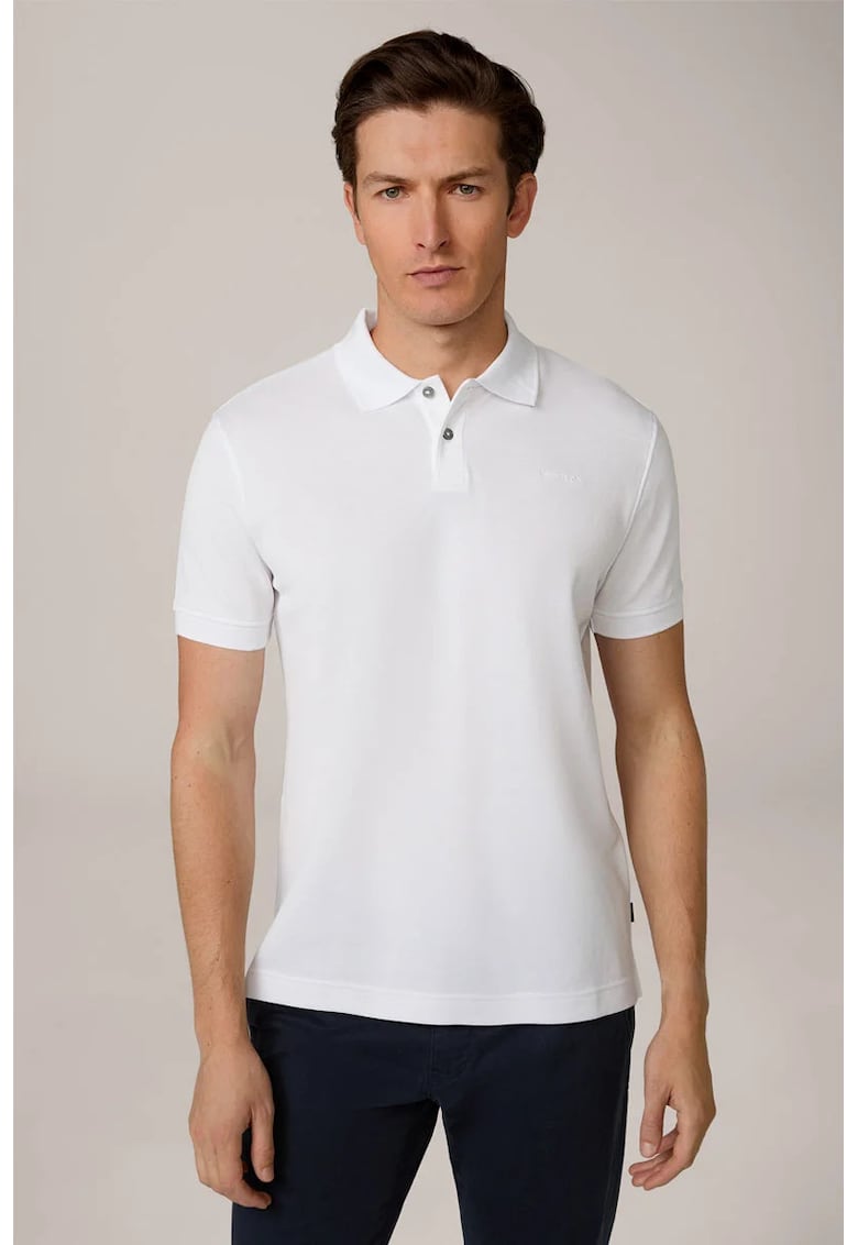 Tricou oversized cu guler polo