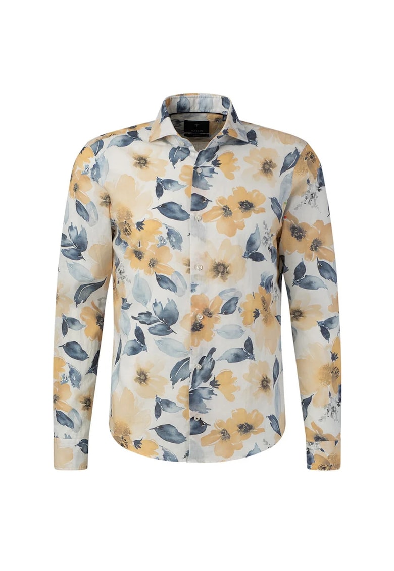 Cămașă regular fit cu mânecă lungă și imprimeu floral JP3