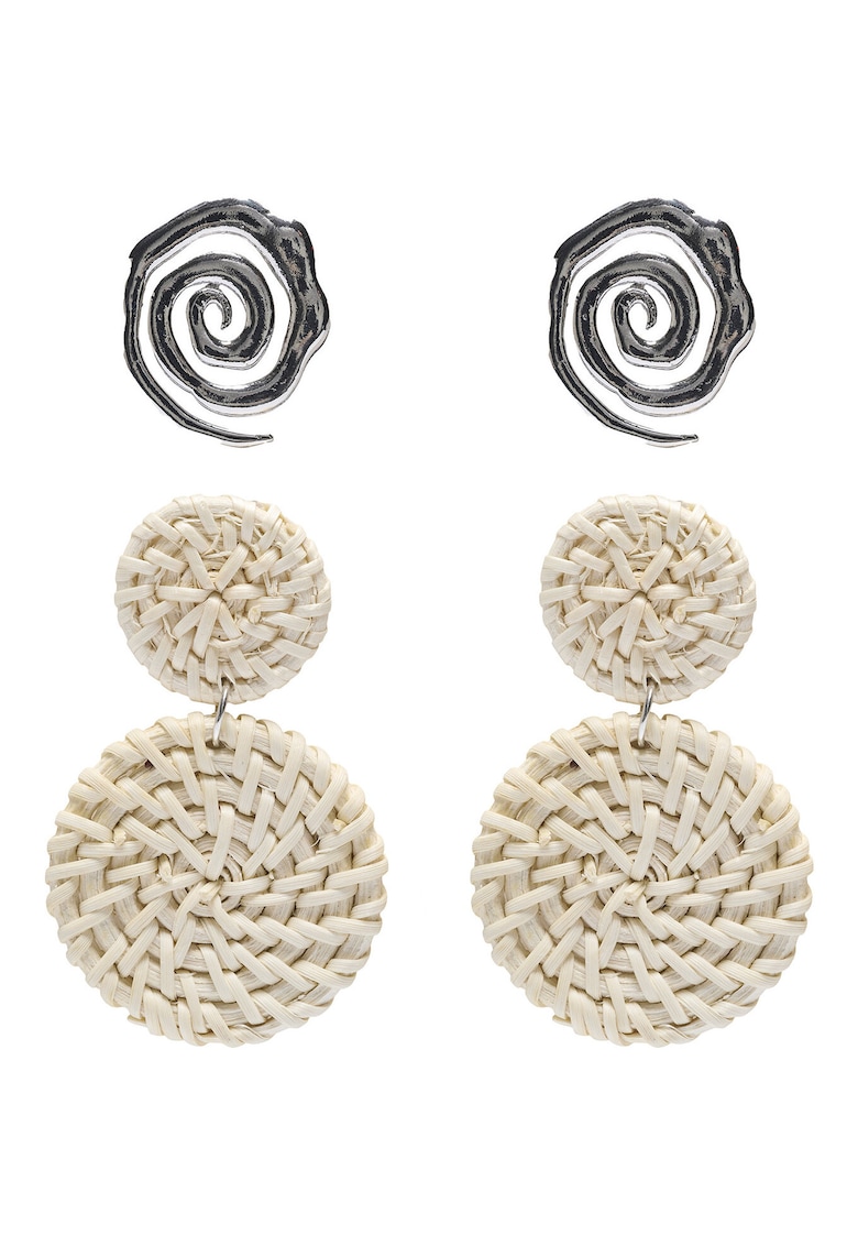 Cercei dama 15340107 - Sintetic - 0 EU - Argintiu