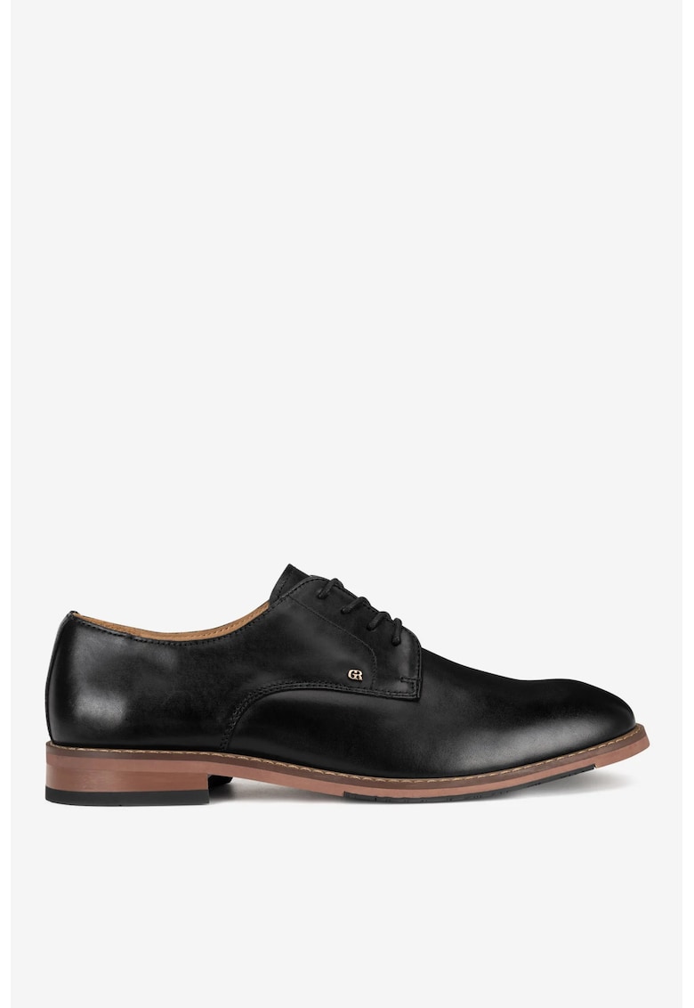 Pantofi barbati 5904862302553 - Piele naturala - Negru - Negru