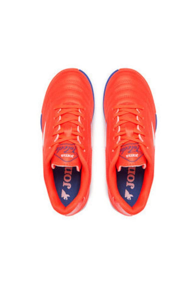 Ghete de fotbal unisex TOJS2507TF - Piele ecologica - Corai - Coral