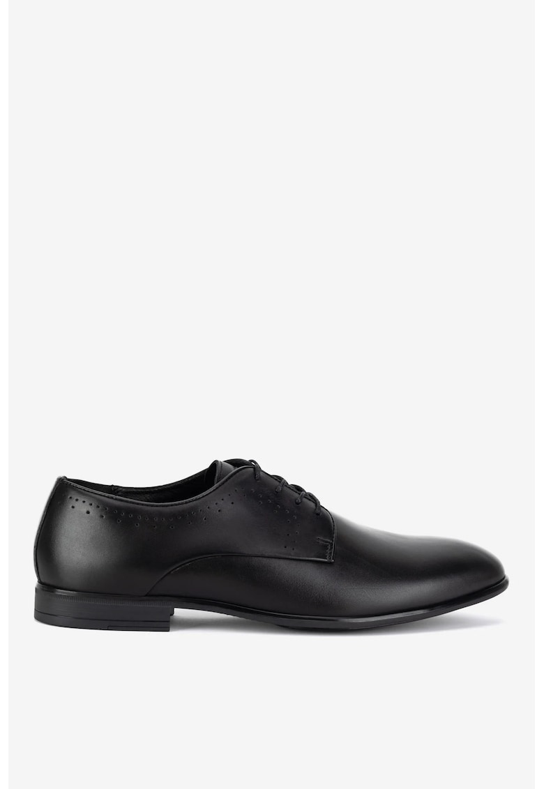 Pantofi barbati 5905588734741 - Piele naturala - Negru - Negru