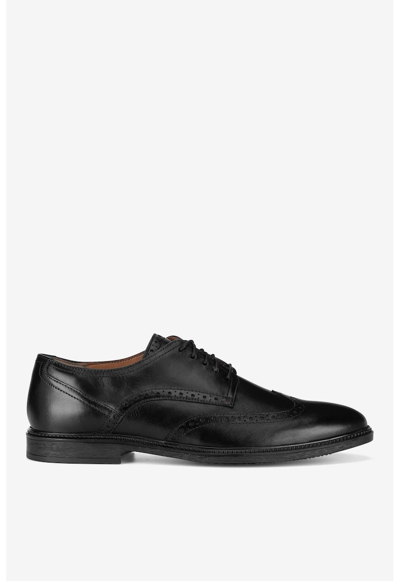 Pantofi barbati 5905588825227 - Piele naturala - Negru - Negru