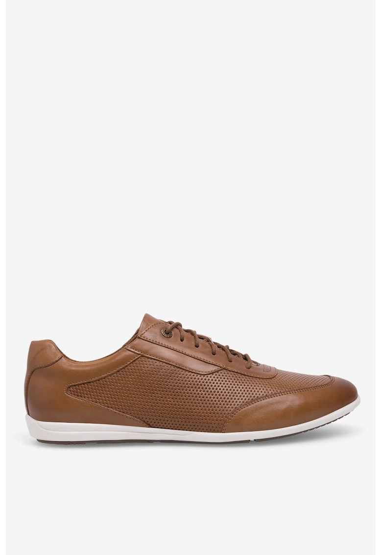 Pantofi barbati 5905588335443 - Piele naturala - Alb - Alb