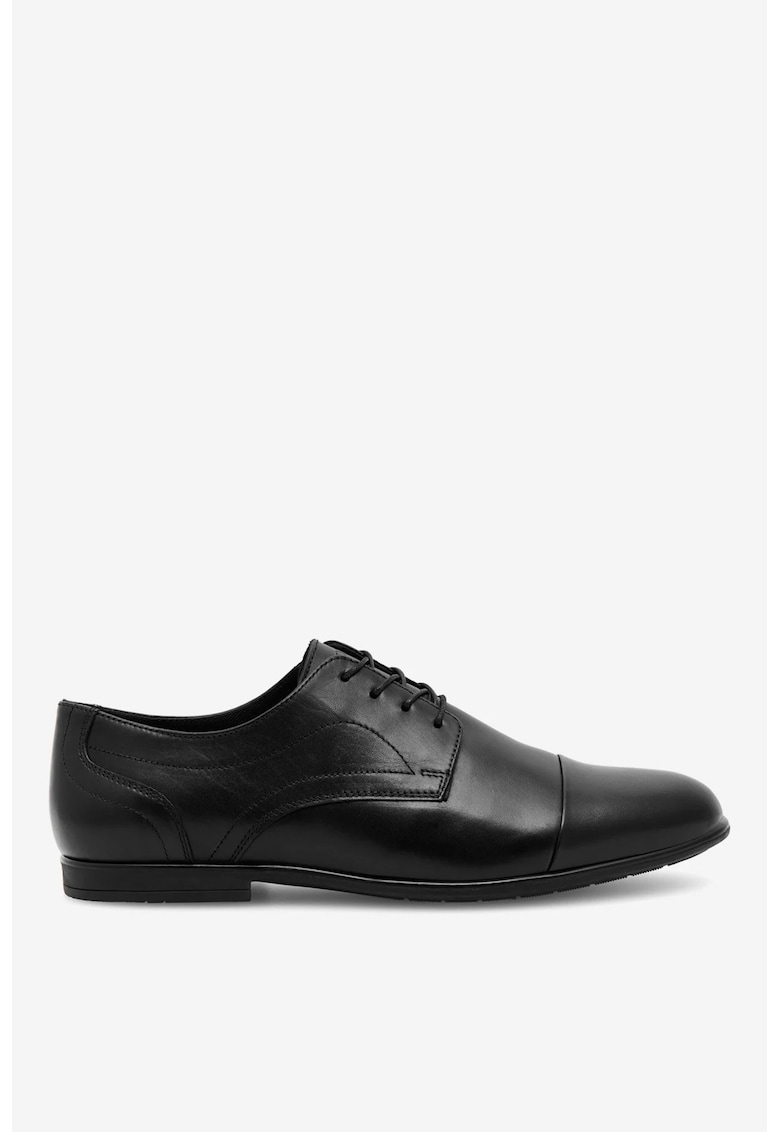 Pantofi barbati 5905588347453 - Piele naturala - Negru - Negru