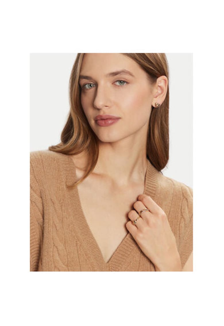 Set 2 inele dama  37460424 - Sintetic - 7 EU - Auriu