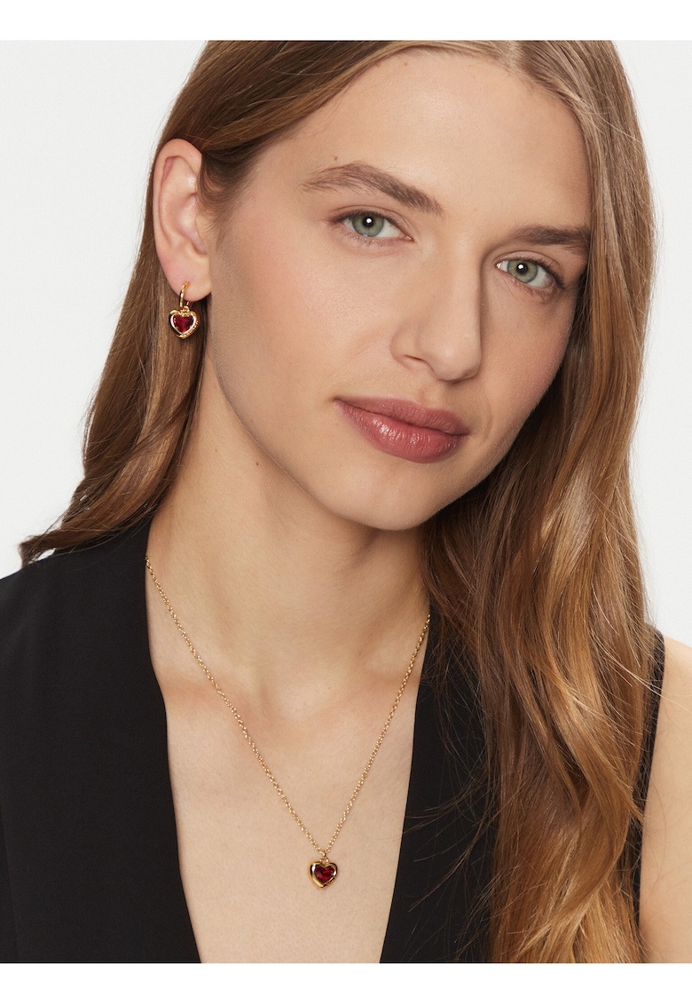 Cercei dama 37422731 - Sintetic - 0 EU - Rosu/Auriu