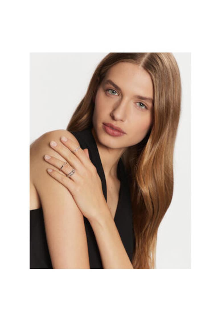 Set 3 inele dama  37506210 - Sintetic - Argintiu