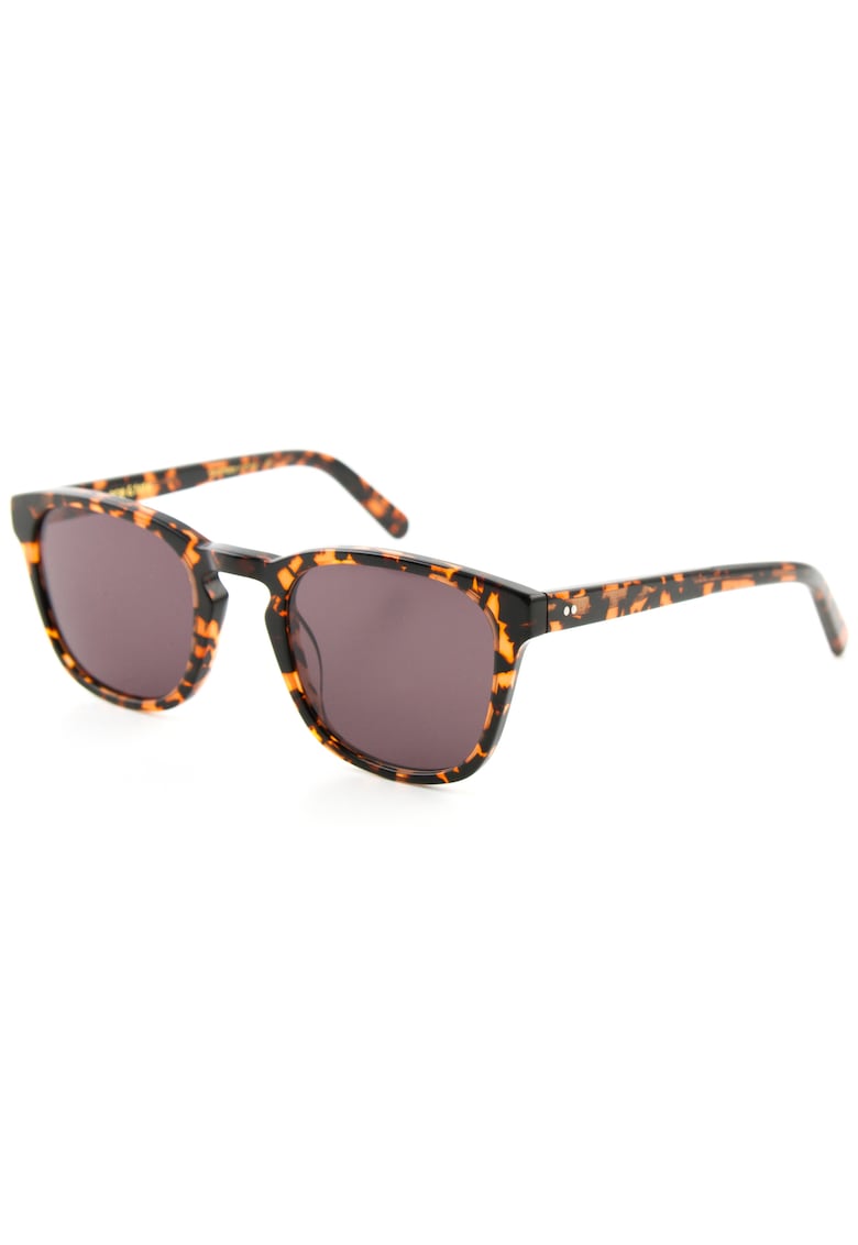 Ochelari de soare model Freckles - maro - 49x23x145cm - set cu etui si servetel Ochelari de soare model Freckles - maro - 49x23x145cm - set cu etui si servetel