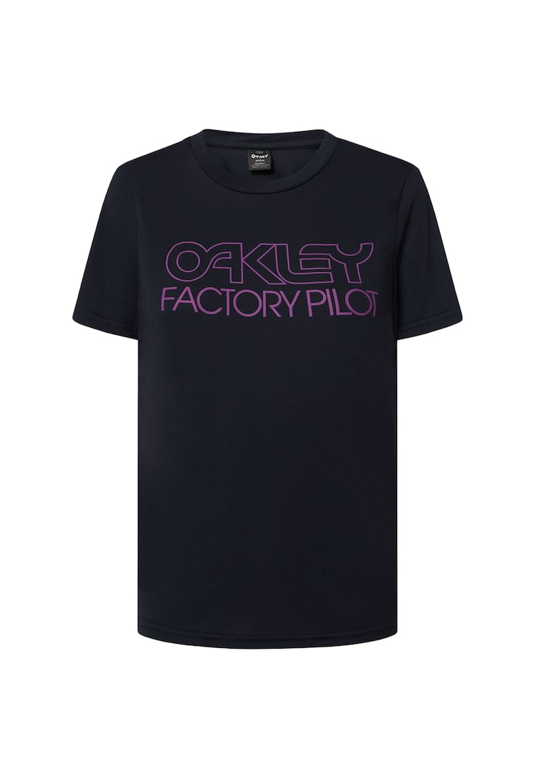 Tricou dama Factory Pilot Negru/Mov - Negru