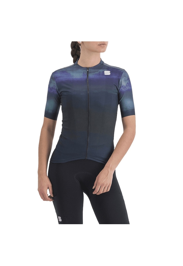 Tricou ciclism dama Flow Supergiara Bleumarin/Mov